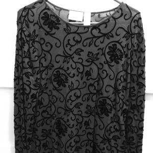 Liz Claiborne long sleeve dress top